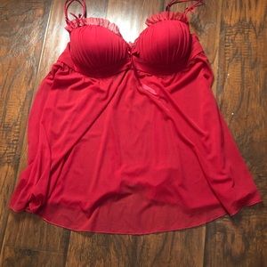 Delicates Red Bustier